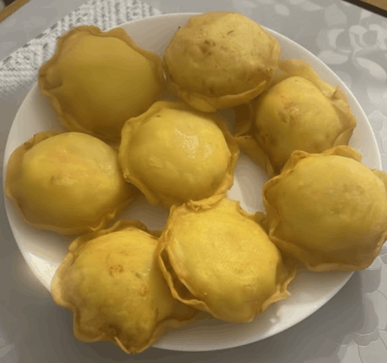 Pasteles de pollo crujientes